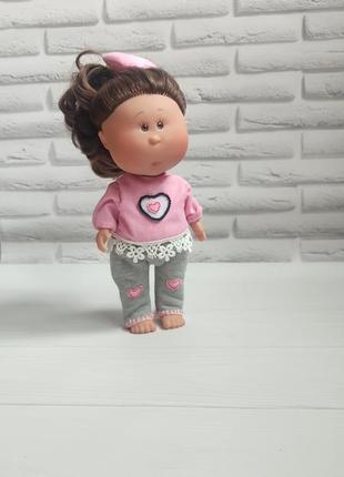 Кофта штани резинка з сердечком для little mia nines d'onil 23см