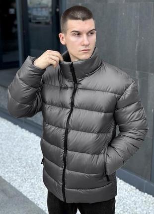 Мужская зимняя куртка snowfall темно-синий, темно-серый