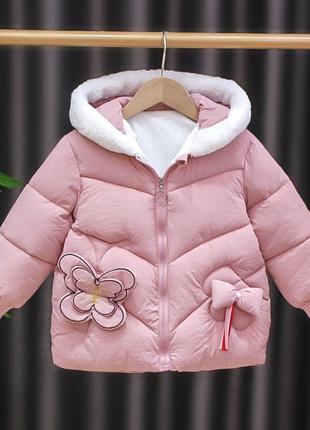 Теплая удлиненная курточка для девочек. теплая, на холодную осень и еврозима. холлофайбером + плюшевая подкладка
