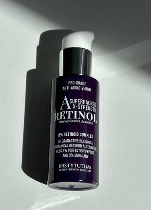 Концентрированный серум с ретинолом instytutum pro-grade anti-aging x-strength retinol serum