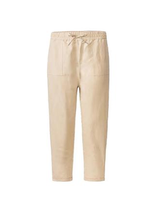 Брюки кюлоты льняные для женщины esmara lenzing ecovero 381577 бежевый