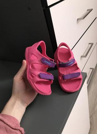 Crocs c7 крокси 24 босоніжки сандалі крокс
