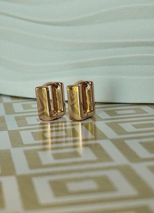 Красивые серьги xuping медзолото ксюпинг