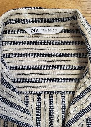 Льняная рубашка от zara man 2