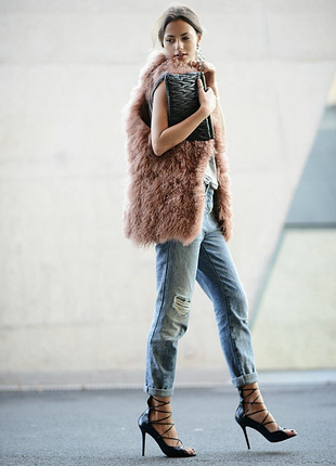 Жилетка з пір'ям jocelyn