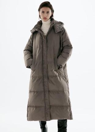 Пуховик куртка zara не пальто не mango