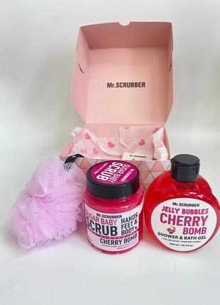 Подарунковий набір доглядової косметики для тіла  mr scrubber