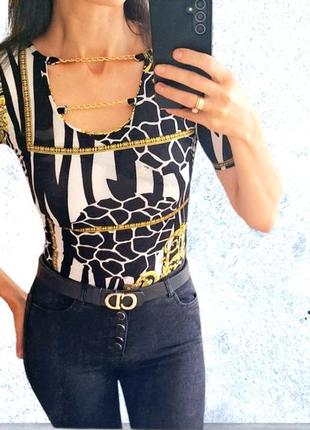 Боди в стиле versace