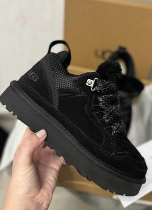 Уггі ловмел кросівки чорні ugg lowmel sneaker black