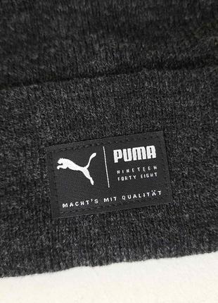 Оригінальна зимня шапка puma archive heather beanie / 021739013 фото