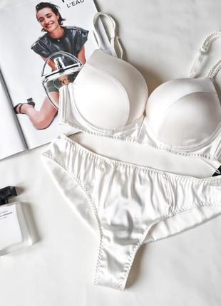 Шовковий комплект білизни intimissimi 🤍