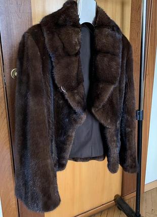 Норковая шубка з топовим хутром