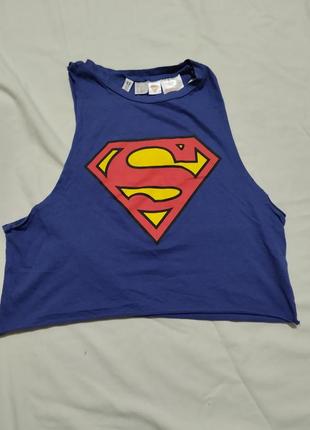 Женская майка с рисунком superman