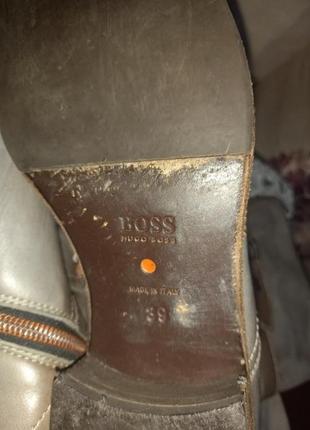 Шкіряні черевики hugo boss 39 розмір 7