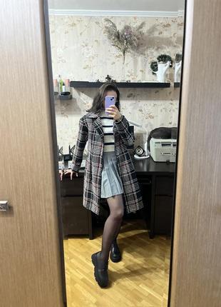Пальто в клетку