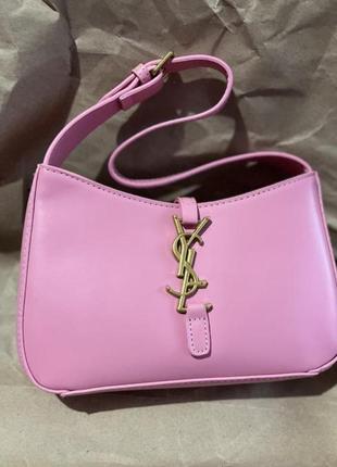 Сумка через плече рожева barbie yves saint laurent ysl