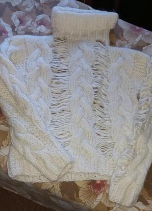 Стильный теплый вязаный мирер 44-46-48р