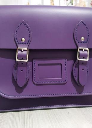 Шкіряна  жіноча сумка-портфель 
cambridge satchel нова, без дефектів