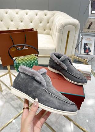 Теплые лоферы loro piana супер цена