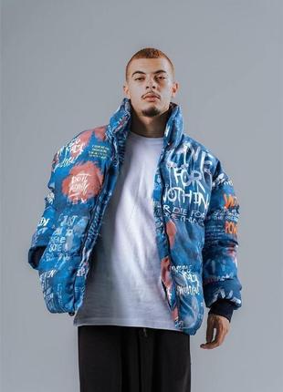 Куртка коротка зимова art type navy blue