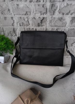 Чоловіча шкіряна сумка сумочка на плече