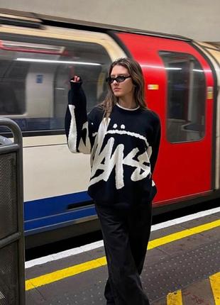 Светр stussy оверсайз 3