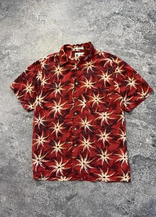 Гавайка вінтажна made in korea 100%rayon