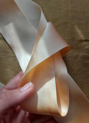 Твилли лента у волос шелковая, натуральный шелк