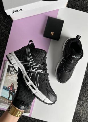 Жіночі кросівки asics gel-kahana 8 black white fur