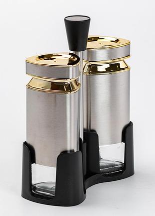 Набір для спецій на підставці 2 шт по 120 мл на підставці