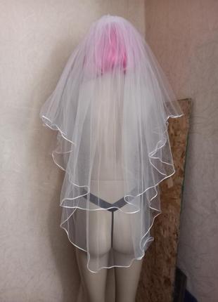 Вінтажна фата на гребені3 фото