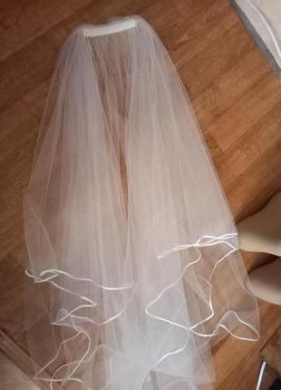 Вінтажна фата на гребені8 фото