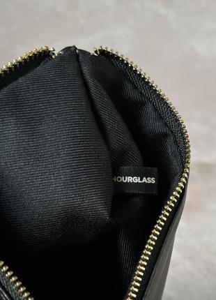 Hourglass - vegan leather makeup clutch - косметичка - клатч для косметики