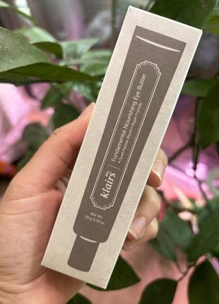 Dear, klairs живильний крем для повік fundamental  nourishing eye butter