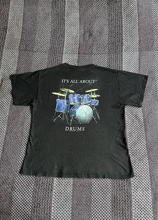 Gildan vintage merch drums футболка оригинал бы у