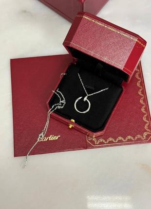 Підвіска в стилі cartier срібна