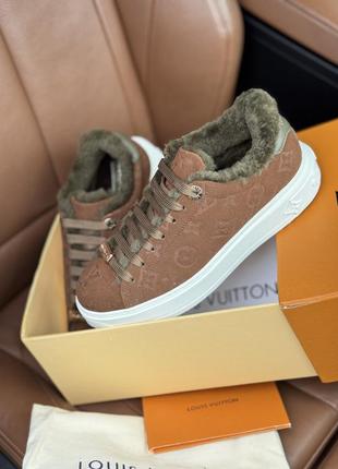 Зимние кроссовки в стиле louis vuitton