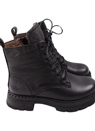 Ботинки женские farinni черные натуральная кожа, 37