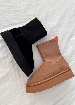 Женские ugg classic dipper boot ”tan”