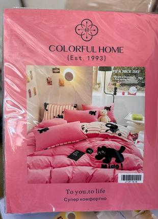 Детское постельное белье постельного сатин полтора спального colorful home