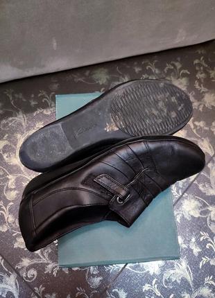 Clarks р. 40-41 26 см стелька лоферы мокасины слипоны балетки кожанные натуральные кожаные кожа шкіряні ботинки лофери мокасини шкіра туфли6 фото