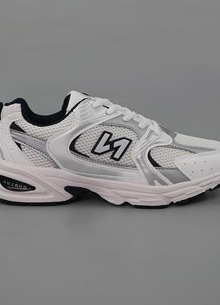 Кроссовки женские, белые, летние, материал еко-кожа - замша, размер 39 fw_001665