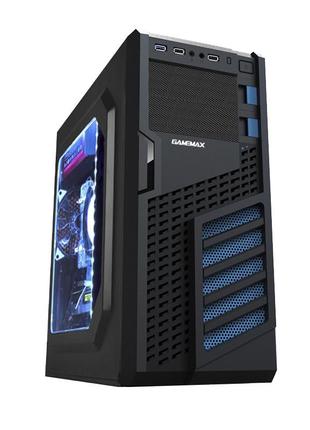 Корпус для компьютера midіtower gamemax mt521-np без бж чорний / корпус для пк