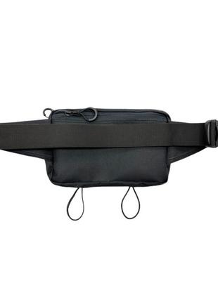 Сумка бананка малая мод 2 (трикотаж) (черный)