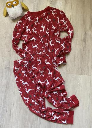 Новогодняя пижама 9-10 лет