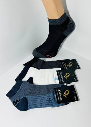 Шкарпетки чоловічі 12 пар літні сітка бавовна сн житомир розмір 25-27 (39-42) мікс кольорів