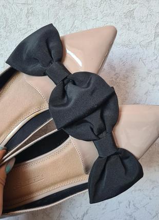 Изысканные балетки туфли с массивным бронтом asos9 фото