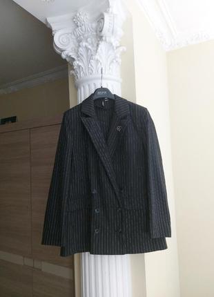 Жакет, пиджак, блейзер в полоску h&m