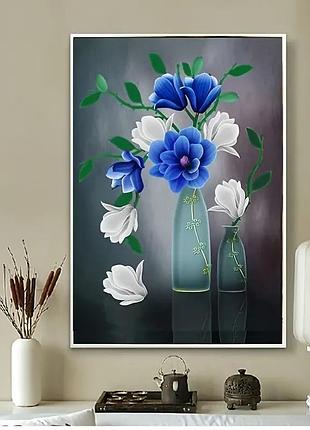 Комплект для самостійної викладки у стилі алмазна мозаїка, розмір 40*56 см, часткова викладка без підрамника