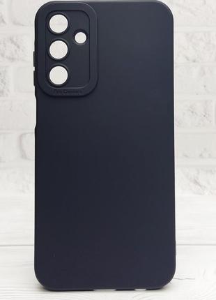 Чехол pro camera для samsung galaxy m15 / m156 бампер с микрофиброй черный